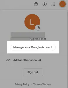 Manage Your Google Account Settings