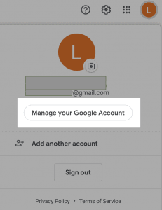 Manage Your Google Account Settings