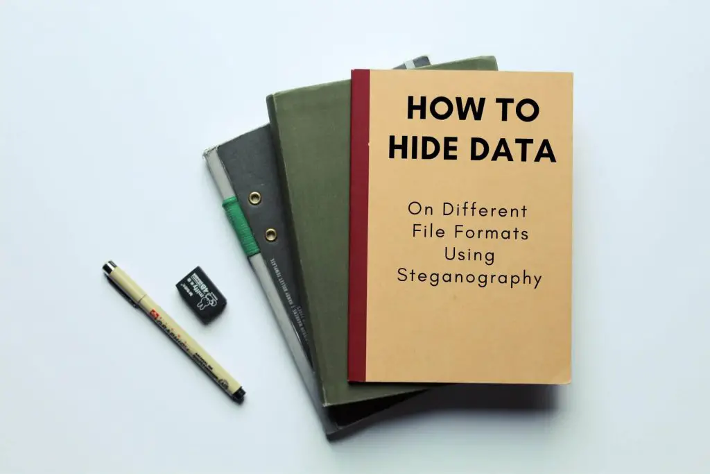 How to hide text and file in different file formats