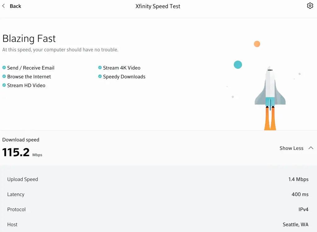 nordvpn-speed-test-using-xfinity.com