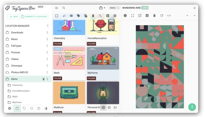 tagspaces-notes-interface